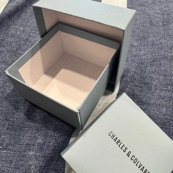 Charles & Colvard White Gold Stud Earrings - Picture 6 of 14